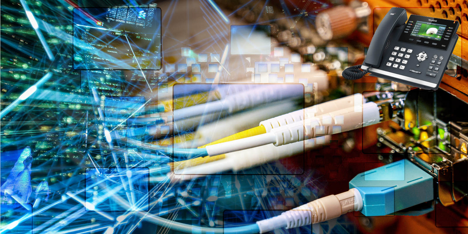 VoIP Solutions Fiber Optic Yealink Phone